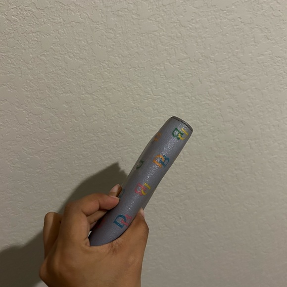 Dooney & Bourke Pastel Logo Zip Wallet - Picture 3 of 8